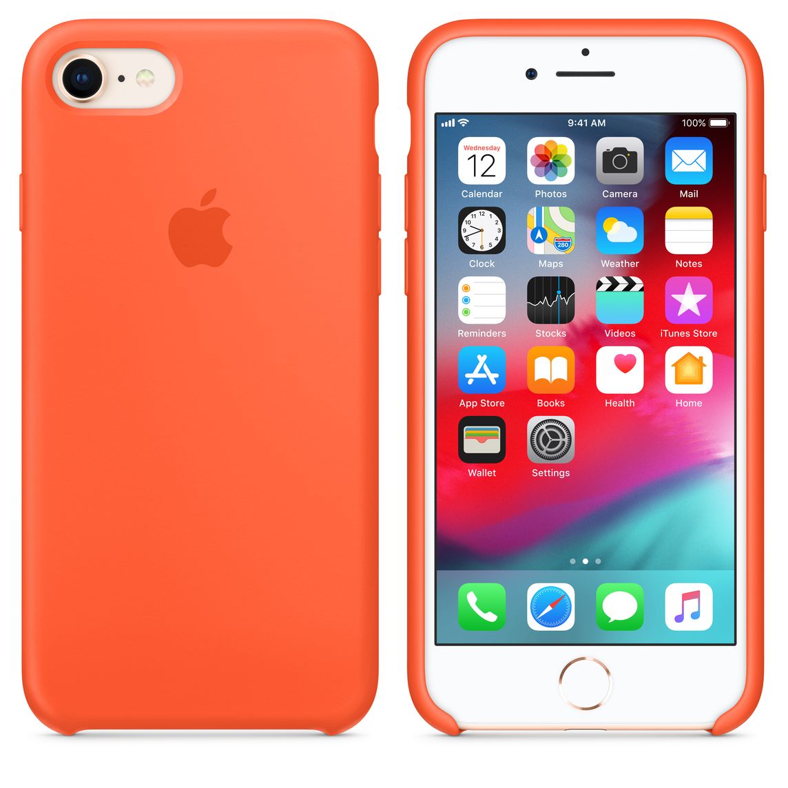 apple iphone 8 case orange apple iphone 8 case orange