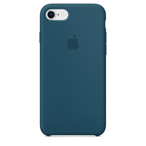 Iphone 8 7 Silicone Case Cosmos Blue Apple My