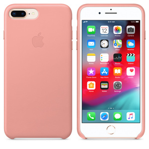 Iphone 8 Plus 7 Plus Leather Case Soft Pink Apple My