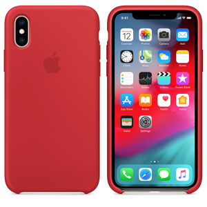 iPhone XS Silicone Case — (PRODUCT)RED - Education - Apple (AU)