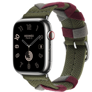 hermes watch silver