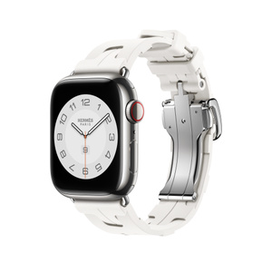 apple watch hermès - 41 毫米 blanc 白色 kilim single tour 表带