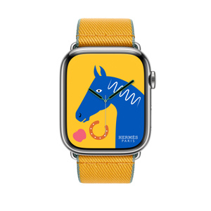 apple watch hermès - 45 毫米 jaune dor/bleu
