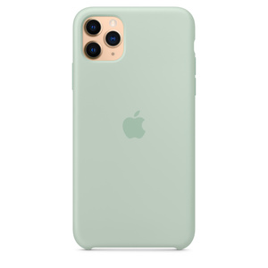 iPhone 11 Pro Max Silicone Case - Beryl - Education - Apple (HK)