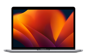 MacBook Pro 13의 앞모습.