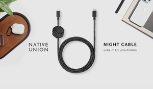 Native Union USB-C to Lightning Night Cable - Black - Apple (HK) Native Union USB-C to Lightning Night Cable - Black - Apple (HK)