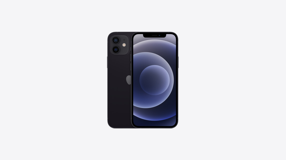 iPhone 12 na cor Preto