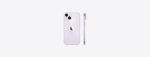 An image of the Apple iPhone 14 in purple