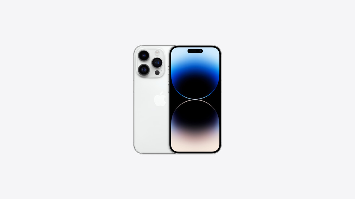 iPhone 14 Pro na cor Prateado