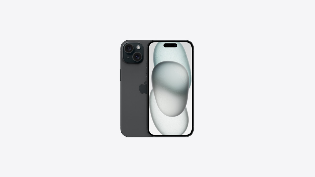 iPhone 15 na cor Preto