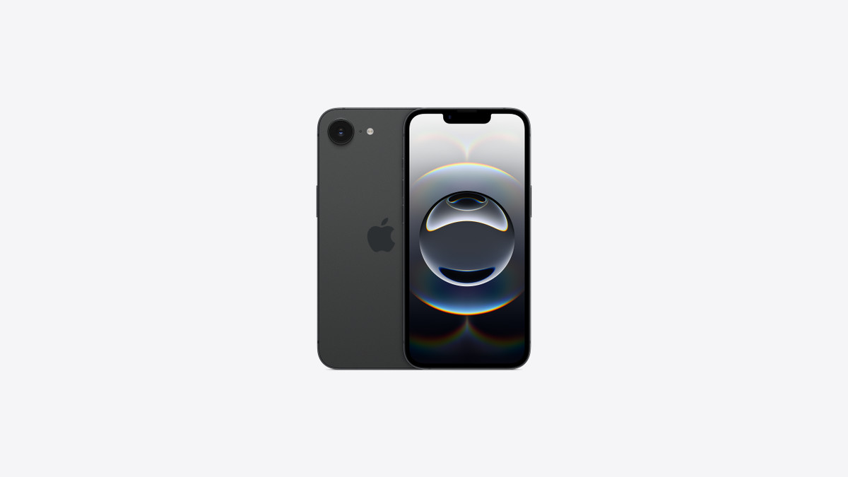 iPhone 16e  na cor Preto