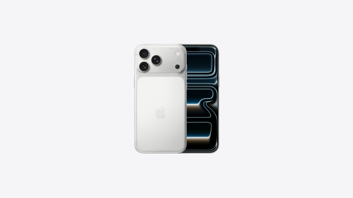 IPHONE 17 PRO MAX  na cor Prateado