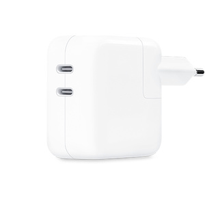 Bộ Sạc Nhỏ Gọn Hai Cổng USB-C 35W, có 2 cổng USB-C, Màu Trắng