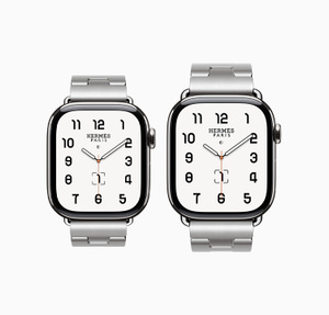 Apple Watch エルメス44mm series8 鈍く シルバー 