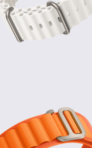 White Ostrich Body Skin Apple Watch Band Series 8, 7, 6, 5, 4, 3